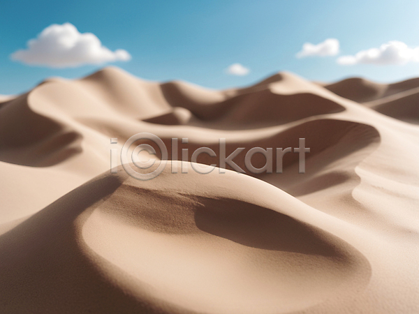 사람없음 JPG 디지털합성 편집이미지 구름(자연) 모래언덕 미니멀 사막 심플 자연 점토 클레이아트 편집소스 하늘