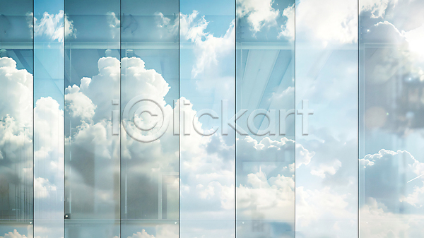 사람없음 JPG 편집이미지 구름(자연) 맑음 반사 백그라운드 창문 파란색 하늘
