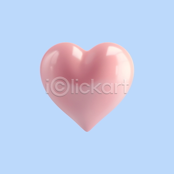 사랑 사람없음 3D PSD 디지털합성 아이콘 발렌타인데이 분홍색 하트 화이트데이