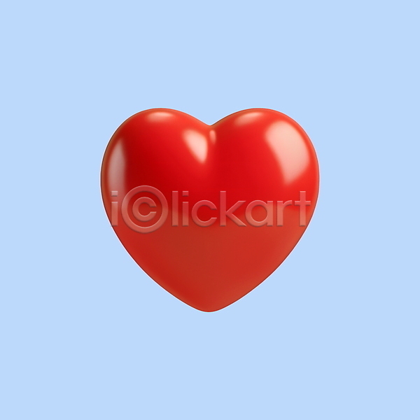 사랑 사람없음 3D PSD 디지털합성 아이콘 발렌타인데이 빨간색 하트 화이트데이
