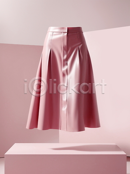 우아함 사람없음 JPG 디지털합성 편집이미지 단상 모던 분홍색 치마 패션 편집소스