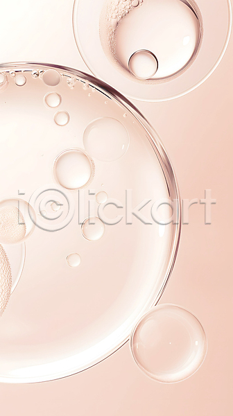 부드러움 순수 사람없음 JPG 디지털합성 편집이미지 물방울 백그라운드 분홍색 비눗방울 투명 편집소스 화장품