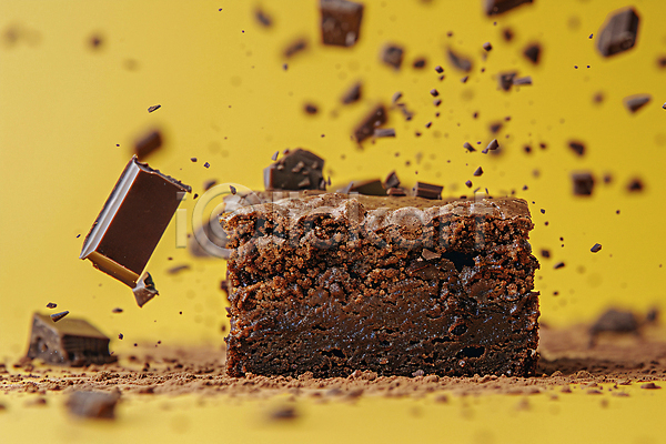 떨어짐 사람없음 JPG 디지털합성 편집이미지 다이어트음식 무설탕 부스러기 초코바 초콜릿 홈메이드