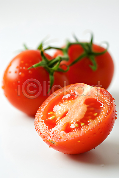 신선 사람없음 JPG 편집이미지 과일 단면 물방울 백그라운드 빨간색 씨앗 토마토