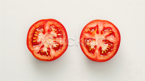 신선 사람없음 JPG 편집이미지 과일 단면 백그라운드 빨간색 씨앗 토마토