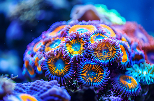 사람없음 JPG 디지털합성 편집이미지 바닷속 백그라운드 산호 산호초 편집소스