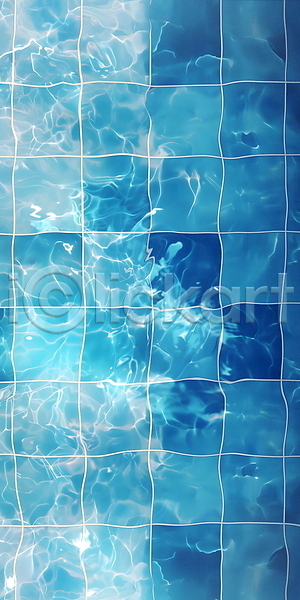 시원함 사람없음 JPG 편집이미지 그림자 물 물결 바닥 반사 백그라운드 수영장 여름(계절) 타일 투명 파란색 휴가