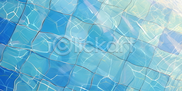 시원함 사람없음 JPG 편집이미지 물 물결 바닥 반사 백그라운드 수영장 여름(계절) 타일 투명 파란색 휴가
