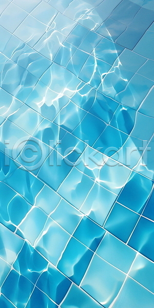 시원함 사람없음 JPG 편집이미지 그림자 물 물결 바닥 반사 백그라운드 수영장 여름(계절) 타일 투명 파란색 휴가