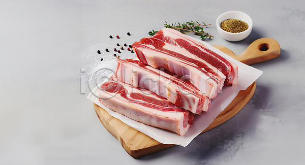 사람없음 JPG 디지털합성 편집이미지 돼지고기 백그라운드 삼겹살 식재료 오겹살 육류 편집소스