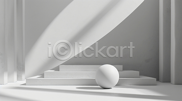 감성 사람없음 JPG 편집이미지 건축 계단 공간 그림자 심플 오브젝트 원형 인테리어 햇빛 흰색