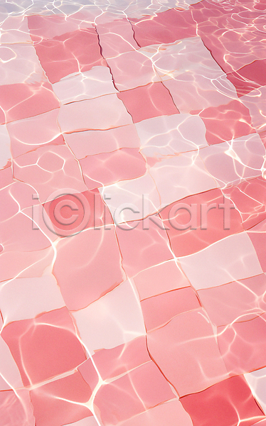 휴식 사람없음 JPG 편집이미지 물 물결 바닥 배너 백그라운드 분홍색 수영 수영장 여름(계절) 타일 투명 포스터 휴가