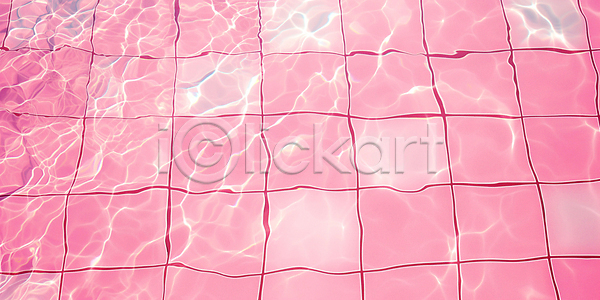 휴식 사람없음 JPG 편집이미지 물 물결 바닥 배너 백그라운드 분홍색 수영 수영장 여름(계절) 타일 투명 휴가