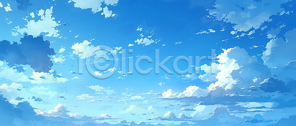 고요 여유 평화 사람없음 JPG 일러스트 구름(자연) 자연 청명 파란색 풍경(경치) 하늘