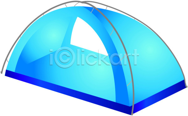 사람없음 EPS 아이콘 놀이용품 레저시설 레저용품 여행 여행용품 오브젝트 천막 캠핑 컬러 텐트 파란색 한개 휴가