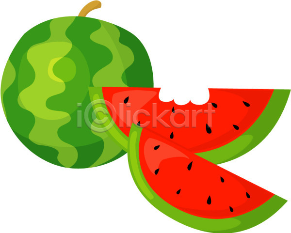 사람없음 EPS 아이콘 계절 과일 수박 식물 여름(계절) 여름음식 열매 제철과일 제철음식 채소
