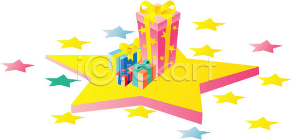 사람없음 EPS 일러스트 국내일러스트 리본 별 선물 선물상자 오브젝트 이벤트 이벤트용품 클립아트 파티용품 포장