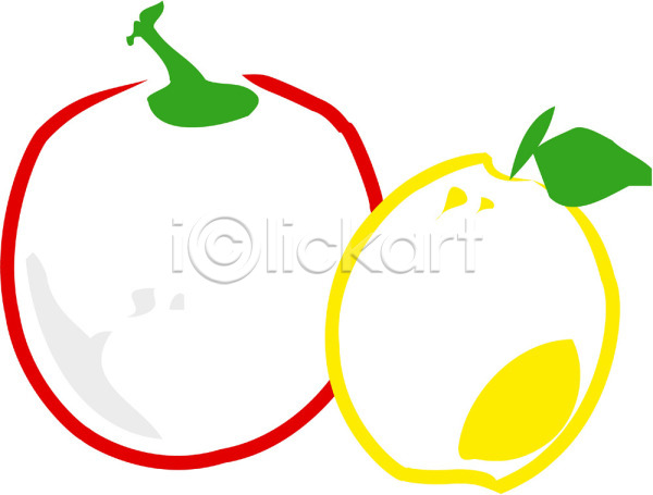 사람없음 EPS 일러스트 과일 농작물 두개 사과(과일) 식물 열매 오렌지 음식 클립아트