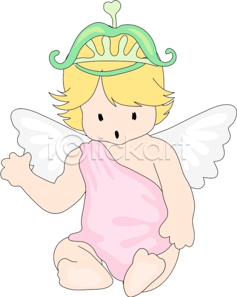 상상 사람 아기 아기만 한명 EPS 일러스트 궁수자리 날개(비행) 별자리 앉기 운세 전신 천사 클립아트 화살 활