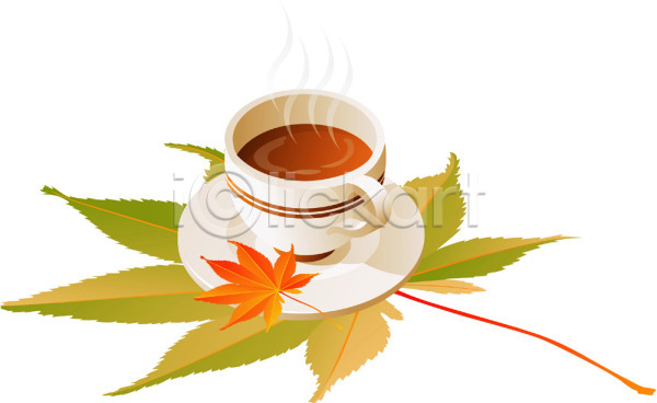 사람없음 EPS 아이콘 가을(계절) 계절 나무 나뭇잎 단풍 단풍나무 식물 음료 음식 커피