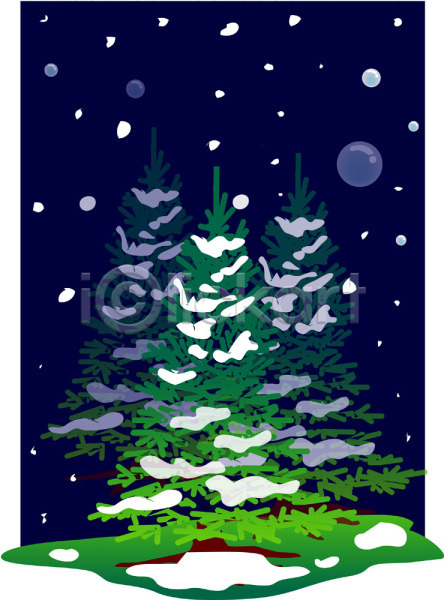 사람없음 EPS 일러스트 겨울 계절 기념일 나무 날씨 눈(날씨) 식물 오브젝트 자연현상 크리스마스 크리스마스용품 크리스마스장식 크리스마스트리 클립아트