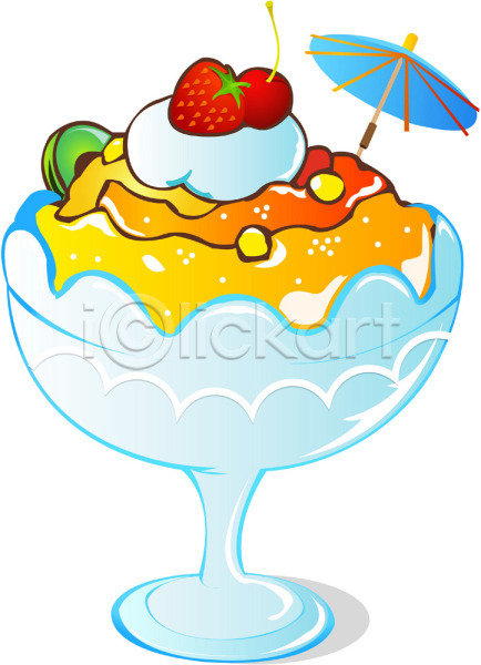 사람없음 EPS 아이콘 그릇 디저트 믹싱볼 빙수 아이스크림 여름(계절) 여름음식 제철음식