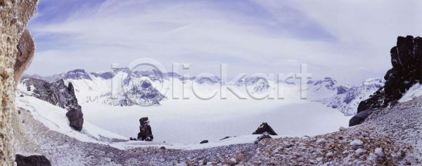사람없음 JPG 포토 겨울 계절 눈(날씨) 백두산 산 야외 자연 주간 천지 풍경(경치)