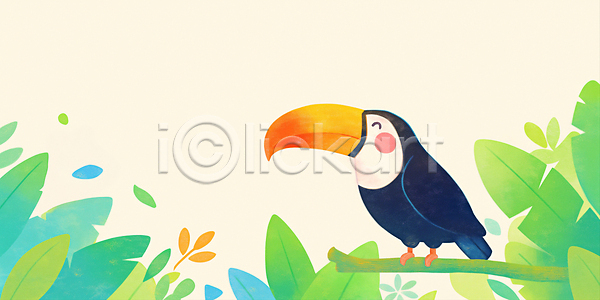 평화 JPG 일러스트 국내일러스트 그림 나뭇가지 다양 동물 생물 생태계 숲 숲속 자연 자연보호 조류 조화 컬러