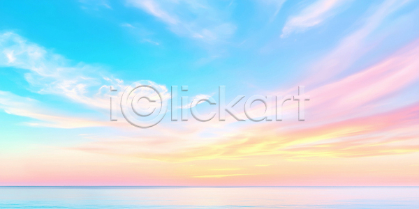 편안함 평화 JPG 일러스트 Pastel 감상 구름(자연) 국내일러스트 바다 반사 뷰티풀 수평선 일몰 자연 저녁 컬러 태양 풍경(경치) 하늘 해변