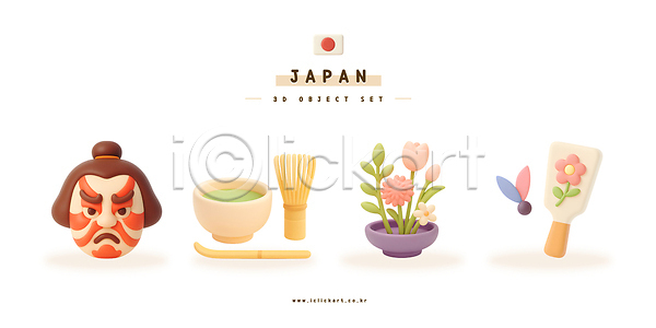 3D PSD 편집이미지 꽃 다도 도구 디자인 식물 예술 일본 일본문화 장식 전시 전통 차(음료) 찻잔 컬러 편집3D