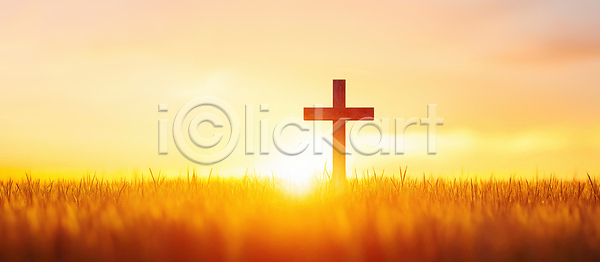 고요 평화 JPG 편집이미지 AI콘텐츠 AI포토 Spirituality 농장 목초지 뷰티풀 십자가 일몰 자연 종교 태양 편집실사 하늘