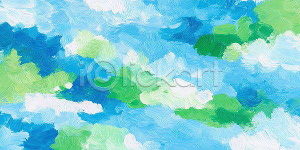 평화 JPG 일러스트 감상 국내일러스트 그림 미술 뷰티풀 색채 예술 유화 일상 자연 작업 재료 초록색 컬러 파란색 표현 풍경 풍경화 하늘