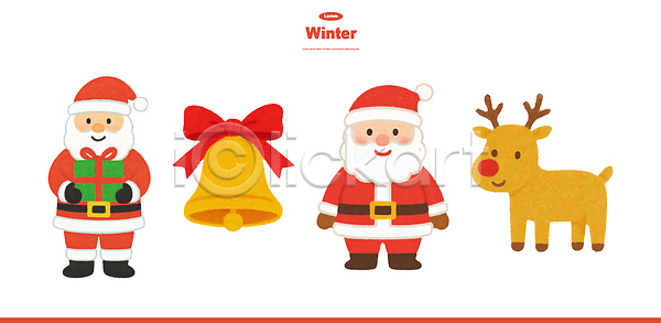 즐거움 PSD 일러스트 가족 겨울 국내일러스트 동물 루돌프 산타클로스 선물 이벤트 장면 장식 전화기 초인종 축제 친구 캐릭터 크리스마스
