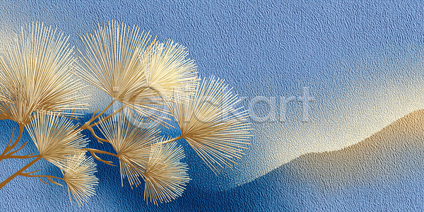 JPG 일러스트 AI일러스트 AI콘텐츠 감각 공간 국내일러스트 그림 디자인 미술 백그라운드 색감 식물 유행 인테리어 자연 작품 장식 조화 추상 파란색