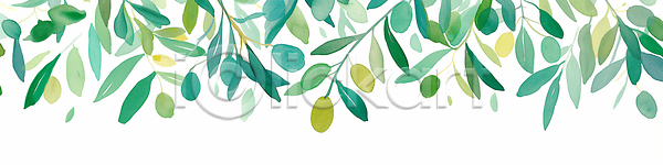 JPG 일러스트 AI일러스트 AI콘텐츠 계절 국내일러스트 그림 디자인 모양 미술 배열 뷰티풀 생동감 수채화 식물 잎 자연 장식 조화 초록색 캘리그라피 컬러 풍경