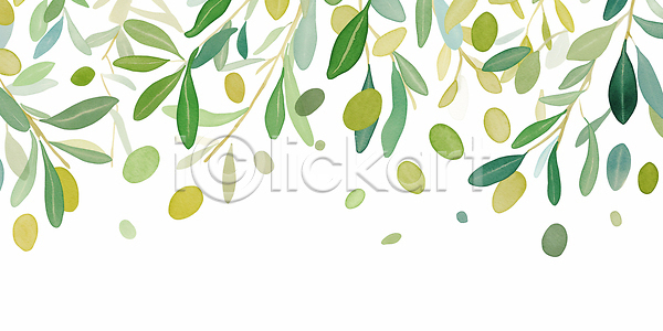 부드러움 JPG 일러스트 AI일러스트 AI콘텐츠 국내일러스트 그래픽 나뭇잎 디자인 백그라운드 뷰티풀 색채 수채화 식물 심플 예술 잎 자연 장식 초록색 패턴 풍경