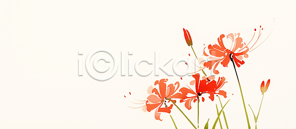 감성 평화 JPG 일러스트 AI일러스트 AI콘텐츠 국내일러스트 그림 꽃 꽃잎 디자인 뷰티풀 빨간색 생명 석산꽃 식물 여름 자연 조화 컬러 풍경 화사함 환경