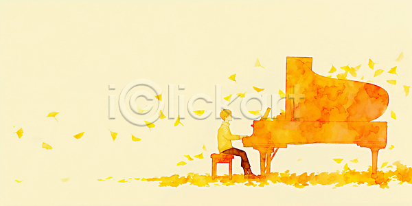 감성 고요 따뜻함 분위기 집중 청춘 남자 JPG 일러스트 AI일러스트 AI콘텐츠 겨울 국내일러스트 그림 뷰티풀 상상력 연주 예술 음악 창의력 피아노 하모니