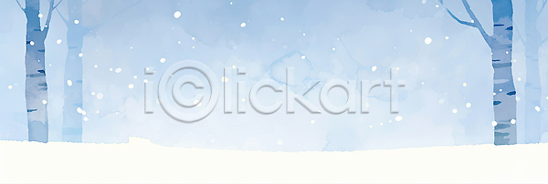 산책 차가움 평화 JPG 일러스트 겨울 계절 국내일러스트 나무 눈송이 뷰티풀 숲 식물 일상 자연 조명 조용 풍경 환경 흰색