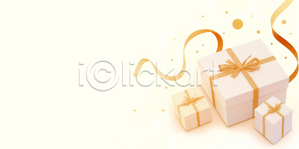 기쁨 분위기 사랑 축하 행복 희망 JPG 일러스트 AI일러스트 AI콘텐츠 국내일러스트 금색 기념일 리본 상자 선물 선물포장 연말 이벤트 장식 파티 흰색