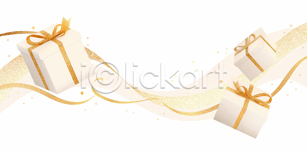 기쁨 분위기 축하 행복 화려 희망 JPG 일러스트 AI일러스트 AI콘텐츠 국내일러스트 금색 기념일 디자인 리본 백그라운드 상자 선물 연말 이벤트 장식 축제 파티 포장 흰색