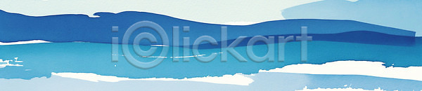 평화 JPG 일러스트 AI일러스트 AI콘텐츠 국내일러스트 그림 물결 바다 백그라운드 수채화 예술 자연 차분 컬러 파란색 풍경 풍경화 하늘