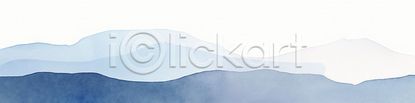 감성 고요 여유 평화 JPG 일러스트 AI일러스트 AI콘텐츠 국내일러스트 뷰티풀 산 산맥 수평선 아침 오후 자연 조화 컬러 파란색 풍경 하늘 회색