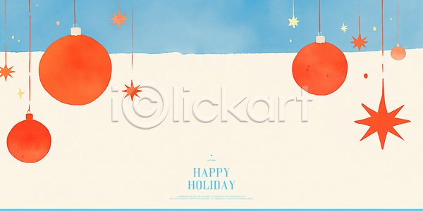 기쁨 따뜻함 분위기 즐거움 축하 PSD 일러스트 겨울 구슬 국내일러스트 기념 디자인 백그라운드 별 상징 소원 연말 오너먼트 장식 축제 컬러 크리스마스 하늘 휴일