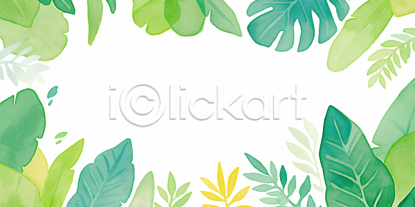 JPG 일러스트 AI일러스트 AI콘텐츠 국내일러스트 노란색 디자인 미술 백그라운드 생명 수채화 식물 예술 잎 자연 장식 조화 초록색 컬러 환경