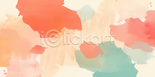 부드러움 화려 JPG 일러스트 AI일러스트 AI콘텐츠 국내일러스트 디자인 백그라운드 색감 수채화 아크릴 예술 장식 조화 주황색 컬러 하늘색 화사함 흐림