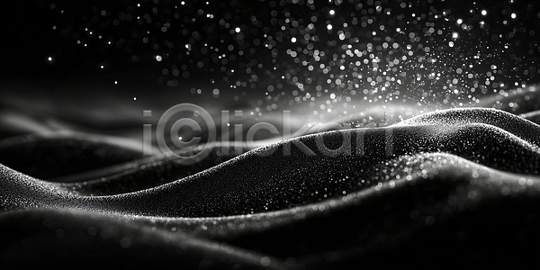 JPG 편집이미지 AI컴퓨터그래픽 AI콘텐츠 검은모래 공중 놀람 모션 물방울 반짝임 별빛 뷰티풀 빛 사막 야간 이미지편집 자연 조명