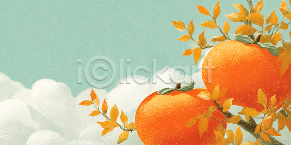 성장 신선 JPG 일러스트 AI일러스트 AI콘텐츠 과일 국내일러스트 나무 농업 농장 단감 봄 수확 수확철 여름 열매 잎 자연 자태 풍경 하늘