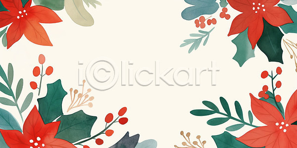 기쁨 사랑 행복 JPG 일러스트 AI일러스트 AI콘텐츠 가랜드 겨울 계절 꽃 대칭 미술 백그라운드 열매 일러캐릭터 잎 자연 장식 축제 컬러 크리스마스 파티 포인세티아