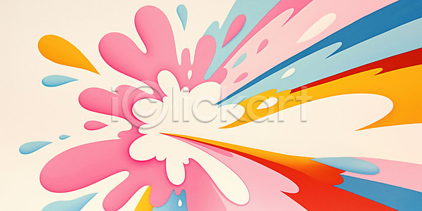 화려 JPG 일러스트 AI일러스트 AI콘텐츠 감각 국내일러스트 디자인 물감 백그라운드 분출 색채 생동감 예술 장식 창의성 창작 추상 컬러 키치 패턴 표현